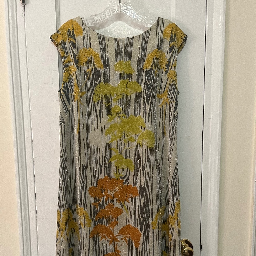 Vintage Gail Brown Sleeveless Dress